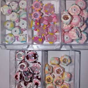 Colorful Decorative Handpainted Beads Set